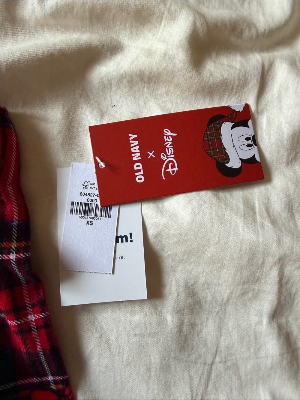 NWT Disney Minnie Mouse Plaid Pajama Shorts - Picture 5 of 5